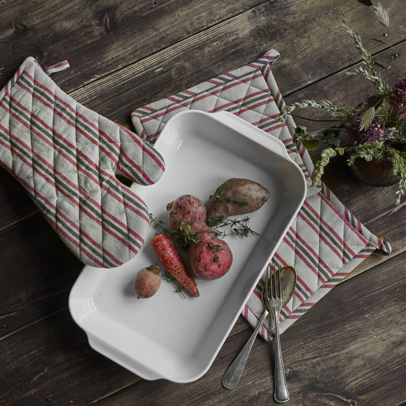 Pillivuyt Ovnfade 2 stk 32 x 17 x 6 cm i hvid porc